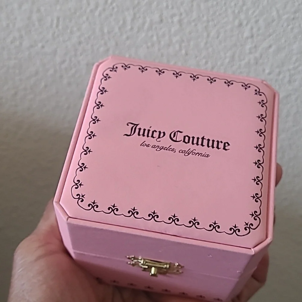 Juicy Couture Pink Heart Charm Bracelet/Watch